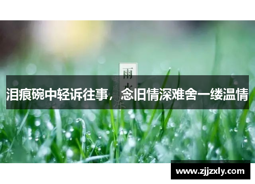 泪痕碗中轻诉往事，念旧情深难舍一缕温情